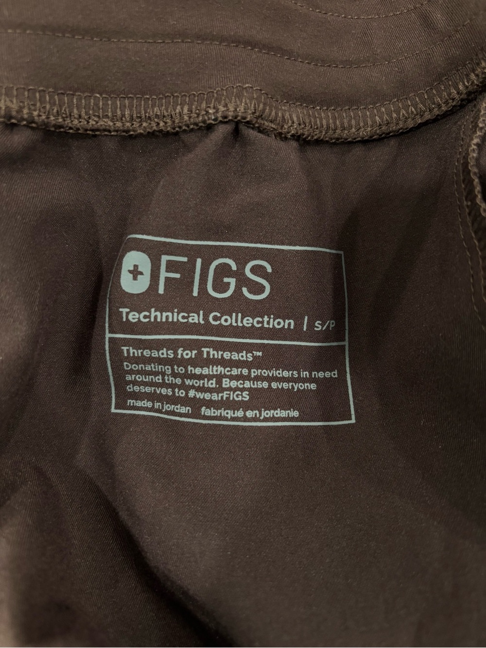 Figs Kade Cargo Espresso Small petite - Picture 2 of 4